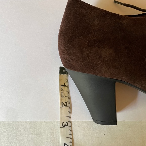 Clarks Bendables Ruby Diamond Brown Suede Leather 8.5 Ankle Boot - Picture 11 of 12